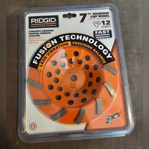 Ridgid 4.5 inch diamond cut wheel new
